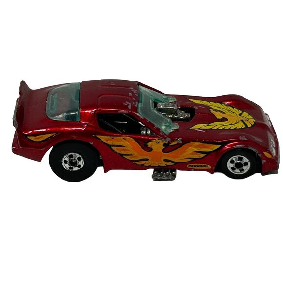 Pontiac Firebird Hot Wheels Funny Car Diecast Car Trans Am Red Vintage Vehicle - Picture 6 of 9